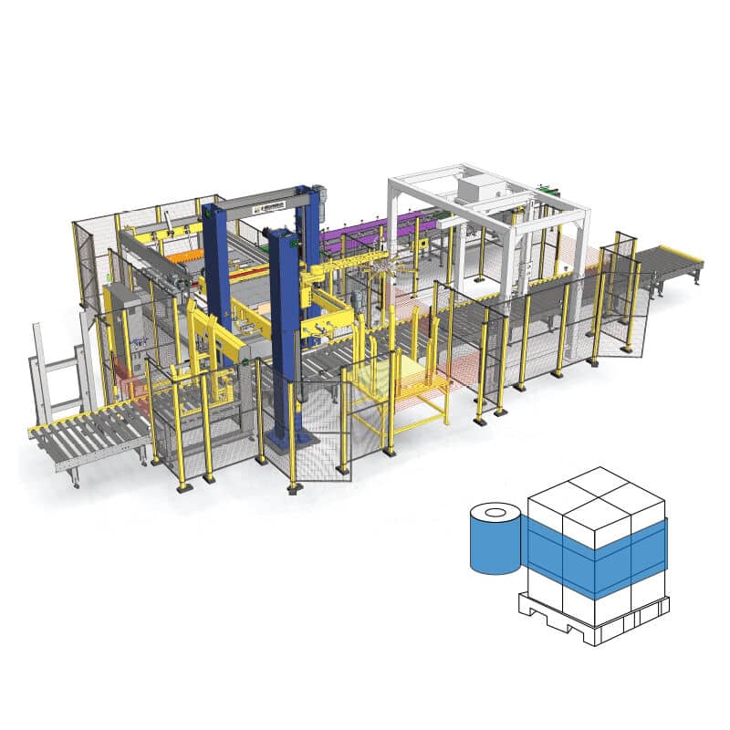 Palletizer-Stretch-Film-Wrapping-Machine