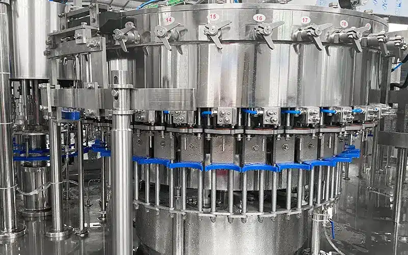 beer filling machine-filling part