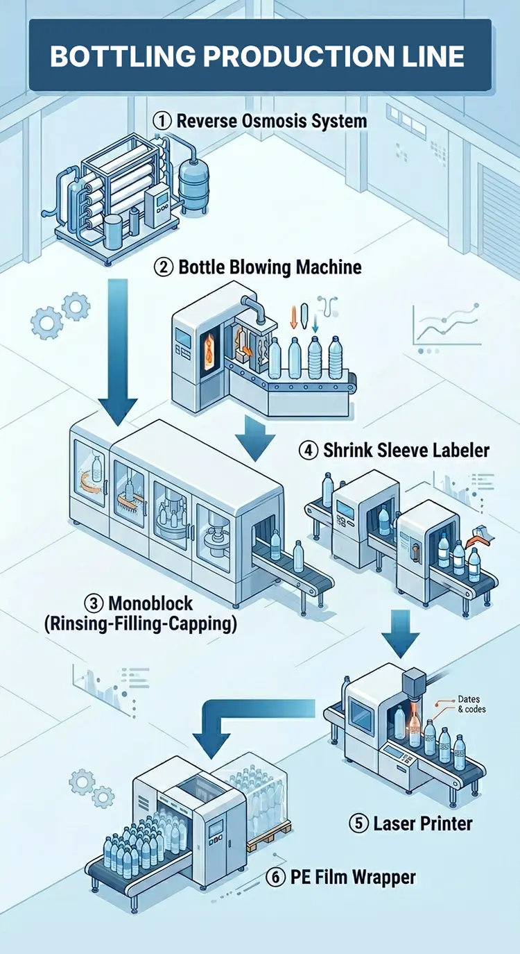 bottling production line for blog