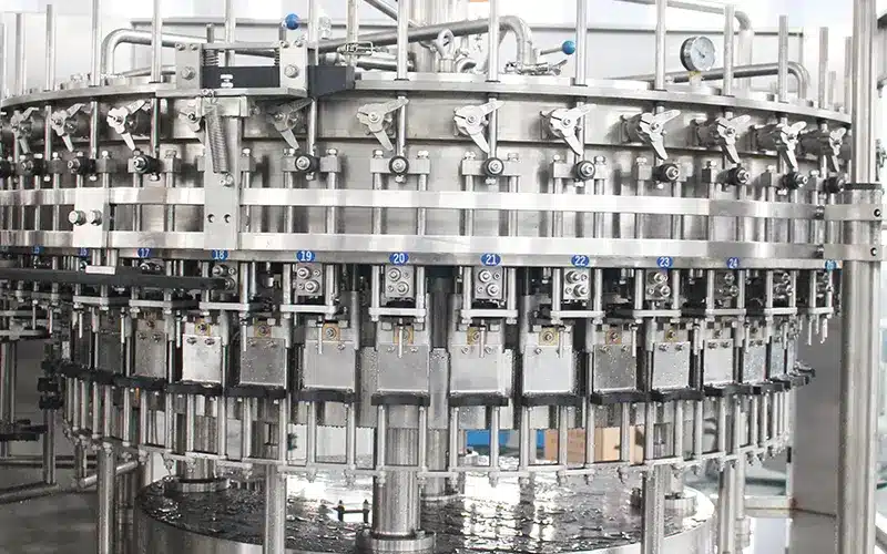carbonated drink filling machine-filling part