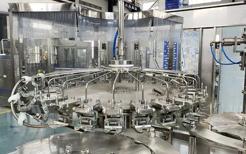 carbonated drink filling machine-rising part