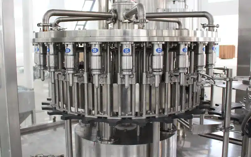 juice filling machine- filling part