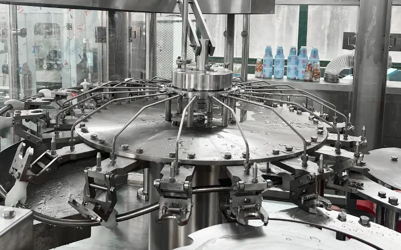 juice filling machine- washing part