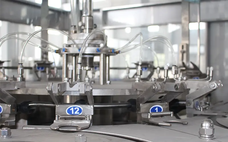 large bottle water filling machine - washing part