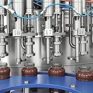 Glass Bottle Jam Filling Machine