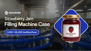 strawberry jam filling machine case