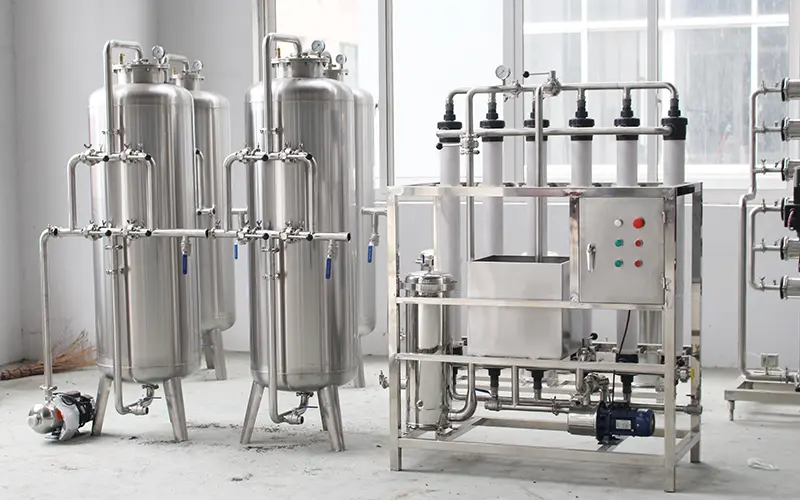 2-Ton per hour Reverse Osmosis water treatment system for bottling plant