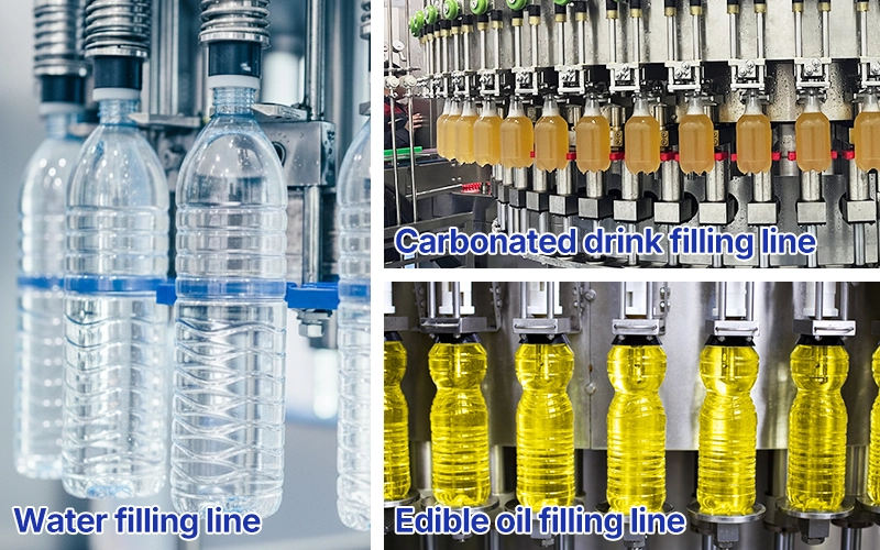 High-speed beverage filling machine by Navan Machine for sale.