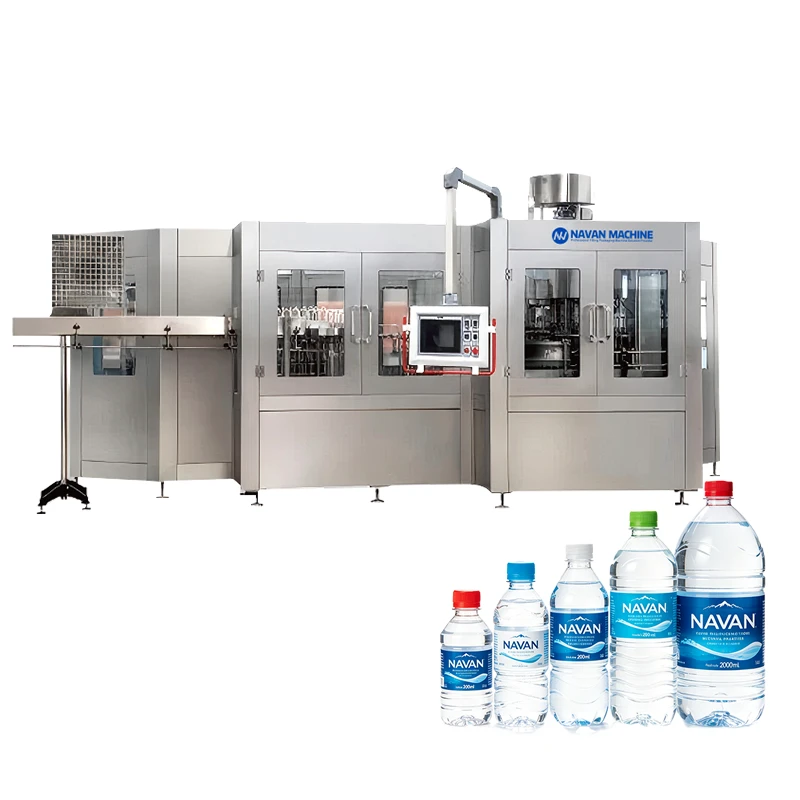 Machine de remplissage d'eau en bouteille PET