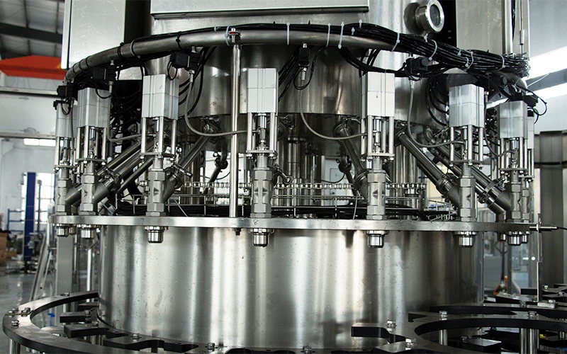 big bottle edible oil filling machine-filling section