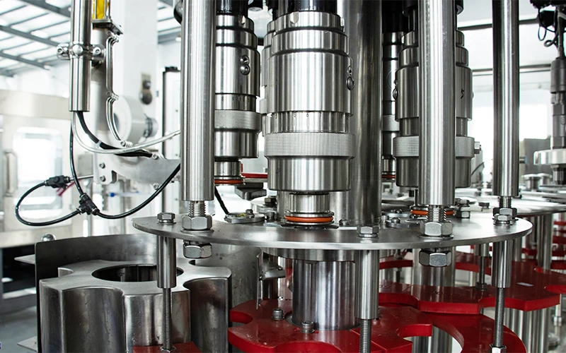 small bottle Automatic Oil Bottle Filler-capping section
