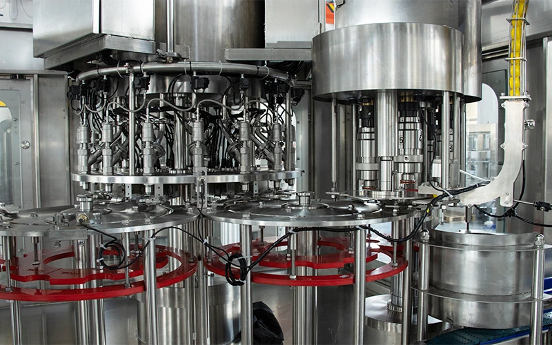small bottle Digital Weighing Oil Filling Machine-inside